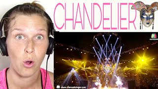 THE MASK SINGER 2  CHANDELIER  REACTION [upl. by Enyala600]