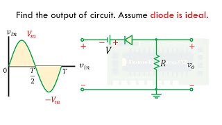 Diode Clipper Circuit 4  Biased Positive Series Clipper [upl. by Iznik284]