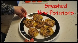 Easy Smashed Potatoes  Oven Baked amp Crispy [upl. by Downall]