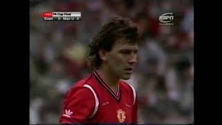 1985 FA Cup Final Manchester United v Everton ESPN [upl. by Buckley390]