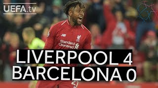 LIVERPOOL 40 BARCELONA UCL HIGHLIGHTS [upl. by Yrrol59]