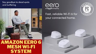 Amazon eero 6 mesh Wi Fi system  wifi router  wifi extender  networking system  smart home [upl. by Htinnek]