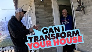 Asking Strangers to TRANSFORM Their House for FREE [upl. by Llerraf]