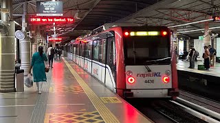 Regular Offer Seat Announcement Journey on LRT Ampang Line from Chan Sow Lin to Hang Tuah rapidkl [upl. by Ingunna]