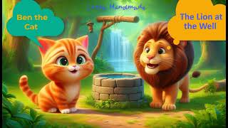 Bedtime story for kids  Ben the Cat and the Lion at the Well bedtimestories [upl. by Lledniuq]