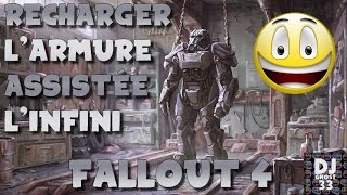 TUTO RECHARGER LARMURE ASSISTÉE ILLIMITÉE  FALLOUT 4 [upl. by Airtened]