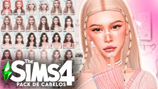 PACK de CABELOS FEMININOS mais bonitos para baixar em 2024 ❤️​ l the sims 4 [upl. by Alika]