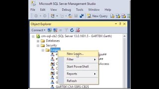 Create Sql New Login User in SQL Server 2022 Database Using SSMSEditor [upl. by Ydner]