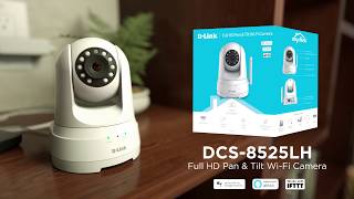 DCS8525LH mydlink Full HD Pan amp Tilt WiFi Camera [upl. by Nosnarb]