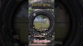 Tin tin sprays 🥵 shorts pubgmobile bgmi [upl. by Tavi]