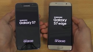 Samsung Galaxy S7 vs S7 Edge  Speed Test 4K [upl. by Cheria]