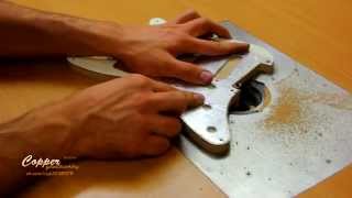 How to make a guitar pickguard Изготовление пикгарда на stratocaster [upl. by Oba341]