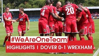 HIGHLIGHTS  Dover Athletic 0 Wrexham 1 [upl. by Saoj424]