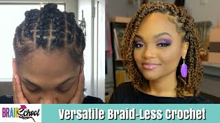 Versatile Braidless Crochet  Zury V91011 Passion Twists  Braid School Ep55 [upl. by Garson64]