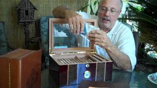 Humidor maintenance by Mike Paradise Cigars [upl. by Jaan]