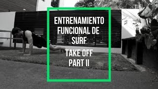 ðŸ„Entrenamiento de surf Take OffðŸ„ [upl. by Wickner]