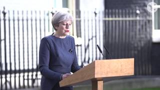 Theresa May calls for general election Her statement in full [upl. by Ocramed]