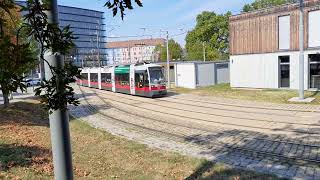 Wiener Linien ULF  Wendeschleife Quartier Belvedere [upl. by Aisatsan]