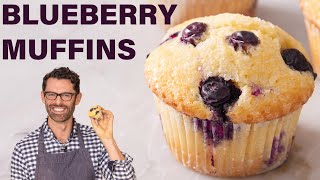 BEST Blueberry Muffins Recipe [upl. by Waldner]