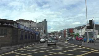 Driving Along Gdynia Way Shapters Road Exeter Street amp Charles Street Plymouth England [upl. by Marder]