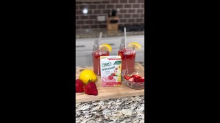 Lets make a lowsugar lowcalorie Strawberry Lemonade with True Lemon [upl. by Mischa766]