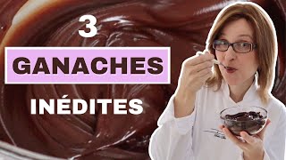 GANACHE AU CHOCOLAT Sans Crème Sans Chocolat À lEau  3 Recettes Faciles pour vos Gâteaux [upl. by Hahsia]