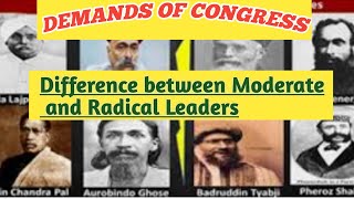 Demands of Congress or INC Moderate and Radicals [upl. by Aihgn]