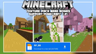 Bare Bones Texture Packs For Minecraft PEBE 121 [upl. by Niwre860]