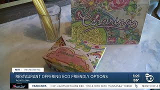 Point Loma restaurant putting their own spin on ecofriendly packaging [upl. by Llertram646]