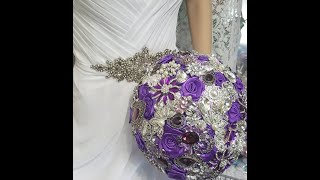 Easy DIY Brooch Bouquet Tutorial l Bridal Bouquet l Wedding Project l [upl. by Shiau]