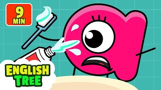 This Is The Way We Brush Our Teeth  More Kids Songs  English Tree TV [upl. by Coe]