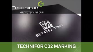 Technifor CO2 Laser Marking [upl. by Odella]