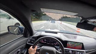 G20 BMW 330i POV  New tires [upl. by Ethelda]