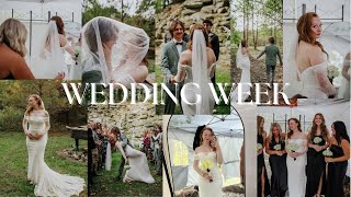 I GOT MARRIED Wedding week VLOG behind the scenes grwm wedding planning [upl. by Eat]