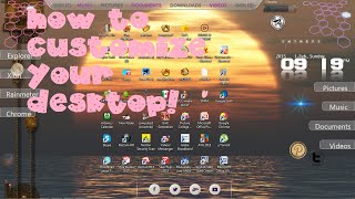 Learn how to install themes and customize your desktop windows 7 2015 [upl. by Wiley]