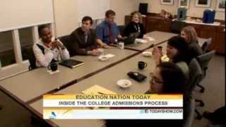 Inside the college admissions process Parenting TODAYshow com [upl. by Cirdec]