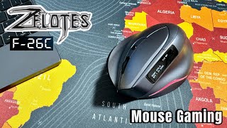 Zelotes F26C  The Best Vertical Mouse Wireless Gaming  with Display and LED [upl. by Goda]