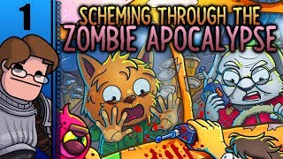 Lets Play Scheming Through The Zombie Apocalypse The Beginning Part 1  No Beef [upl. by Sherl]