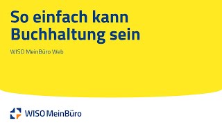 WISO MeinBüro Rechnungen  So einfach kann Buchhaltung sein [upl. by Elleimac705]