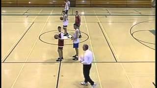 Team Ball handling drill with Bob Hurley [upl. by Riplex]