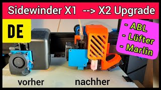 Sidewinder X1ABL Touch Sensor  Marlin 2092 quotDigantquot Upgrade [upl. by Aksel]