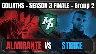 Halo Wars 2 Strike vs Almirante  Meta Plays Goliaths Tournament  Group 2 [upl. by Anawed]