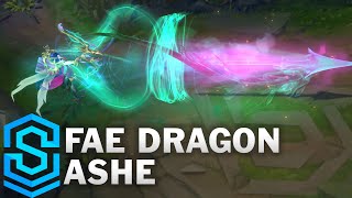 Fae Dragon Ashe Skin Spotlight  PreRelease  League of Legends [upl. by Gabriella]