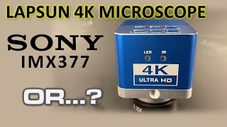 Lapsun 4K Microscope  Sony IMX377   Unbox and Review [upl. by Stilla]