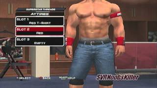 SVR2011 Superstar Threads John Cena  New Red Attire wFormulas [upl. by Lerner]