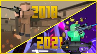 The Evolution of Krunker 20182021 [upl. by Ttreve]