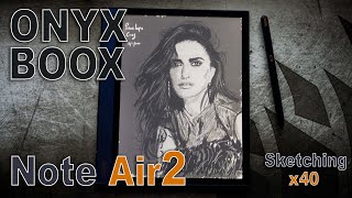 ONYX BOOX Note Air2 Sketching [upl. by Sarat]