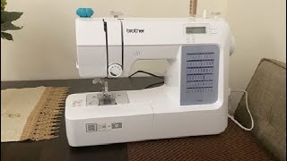 Brother CS5055 Computerized Sewing Machine 60 Built in Stitches LCD Display Review [upl. by Syla]