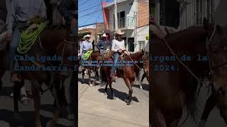 Cabalgata en honor a la Virgen de la Candelaria Fiestas Acatic 2024🎉🎊🥳 [upl. by Ahsekal]