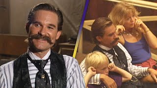 Tombstone Kurt Russells Son Wyatt and Mom Goldie Hawn Visit the Set Flashback [upl. by Goldston]